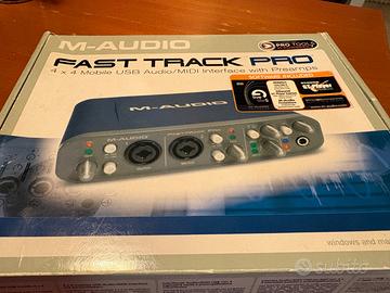 Scheda suono M-Adio fast track pro
