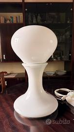 Lampada da tavolo in vetro anni 70 Carlo Nason