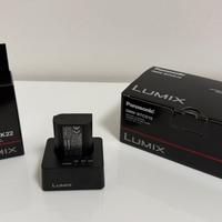 Panasonic lumix batteria e caricabatteria