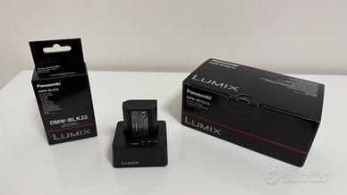 Panasonic lumix batteria e caricabatteria