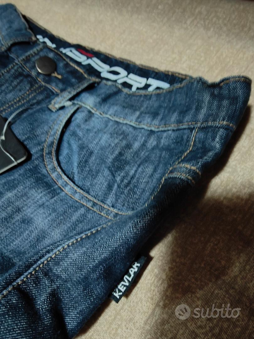 JEANS MOTO TECNICI CON PROTEZIONI JOLLISPORT IN KEVLAR