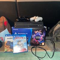 ps4 pro + VR + 2 joystick
