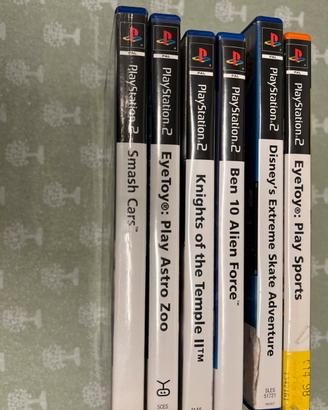 6 giochi per Playstation 2