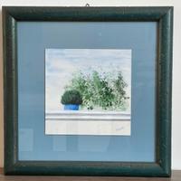 Quadro "Vaso con verde" di Pino Bitonti