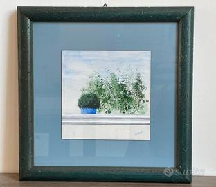 Quadro "Vaso con verde" di Pino Bitonti