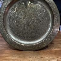 Due  vassoi decorativi ottone