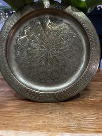 Due  vassoi decorativi ottone