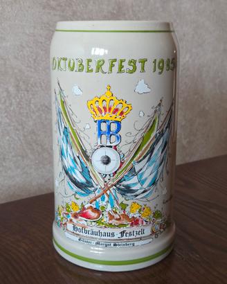 Boccale Oktoberfest Hofbräuhaus-Festzelt 1985 🍺