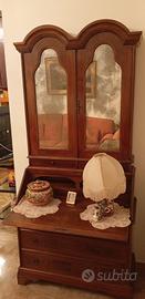 Vetrinetta con specchio antichizzato 