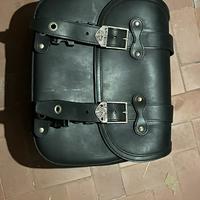 Borsa  in cuoio per harley e custom