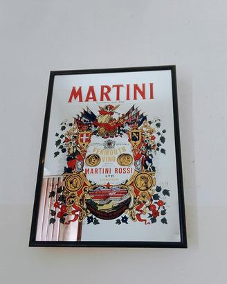 specchio Martini vintage incorniciato 