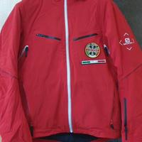 Salomon Brilliant Jacket giacca da sci uomo rossa