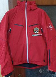 Salomon Brilliant Jacket giacca da sci uomo rossa