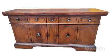 Credenza Madia Dispensa Luigi XIV Emiliana noce