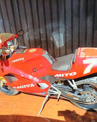 Cagiva mito 125 ev Eddie Lawson replica
