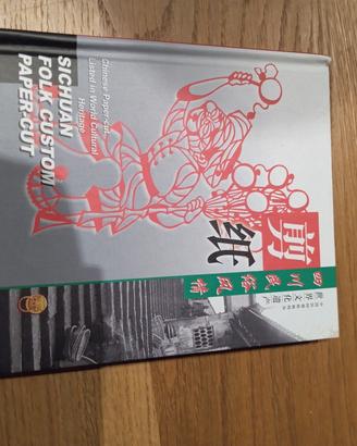 libro arte Cinese intaglio 