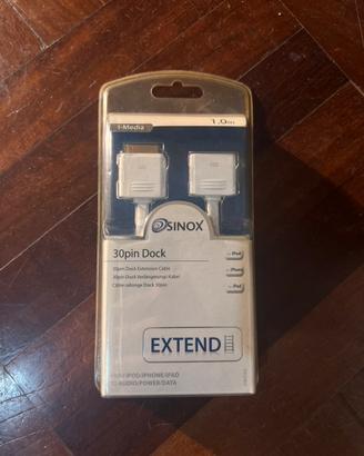 30pin Dock Extender Data Cavo iPhone 4 4G 3GS 4s