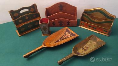 PORTALETTERE E PALETTE ANTICHI ARTIGIANI TOSCANI