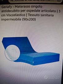 Materasso Antidecubito 90x200 Cm Per Letti Articolati - 3 Cm Viscoelastico, Copertura Impermeabile | Per Ospedale E Casa - Foto 9