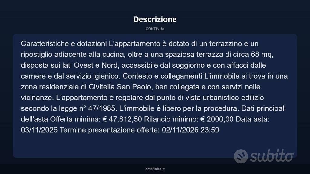 Appartamento – Civitella San Paolo, Roma Capitale - Vista 4