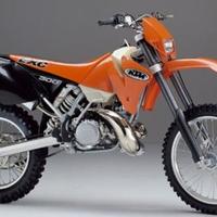 TELAIO TARGATO KTM SX EXC 300 2t 2001 2002 ENDURO