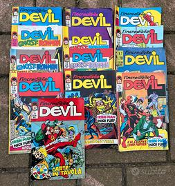 13 Fumetti della serie "L'Incredibilee Devil"