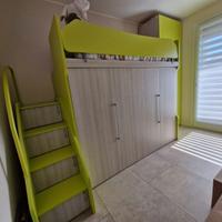 CAMERETTA COMPLETA VERDE MELA,OLMO (ARREDISSIMA)