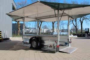 Rimorchio carrello ambulanti,mercato,street food