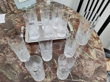 Bicchieri cocktail vassoio 