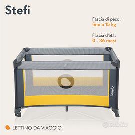 Lettino da viaggio bimbo marca Lionelo 120 x 67