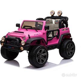 Auto elettrica macchina per bambini 2 posti JEEP