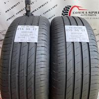 2 pneumatici 215/55 r17 goodyear estive 80%