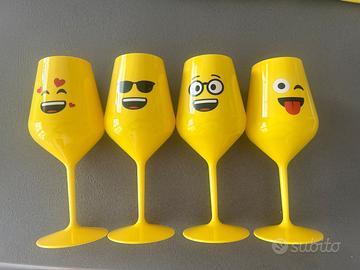 4 Calici Santero 958 con emoj