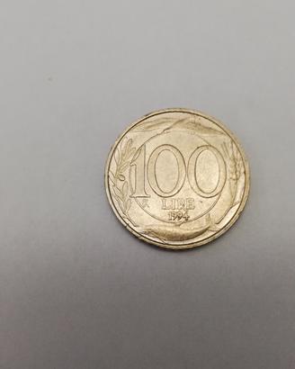 monete Repubblica Italiana Da L 100 Anno 1994 