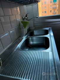 Lavello da cucina in acciao inox a 2 vasche