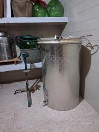 serbatoio inox per vino