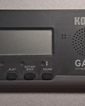 Accordatore KORG per chitarra e basso
