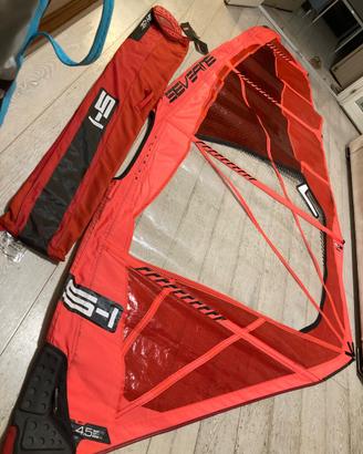 Vela Windsurf Severne S-1 4.5 vela wave 4.5