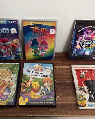 set dvd cartoni animati vari