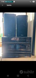 Impianto stereo Pioneer con casse