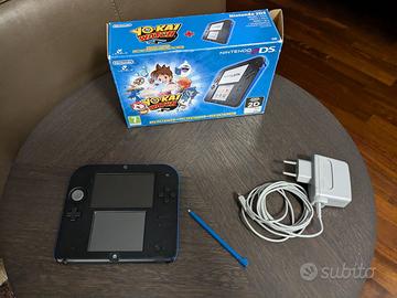 Nintendo 2DS console blu nero con confezione