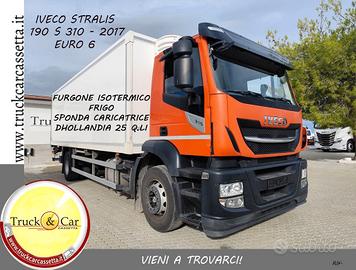 IVECO STRALIS 190S310-2017-FRIGO+SPONDA-€6
