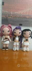 Huntrix, Rumi, Mira e zoey, amigurumi