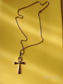collana con croce egizia 