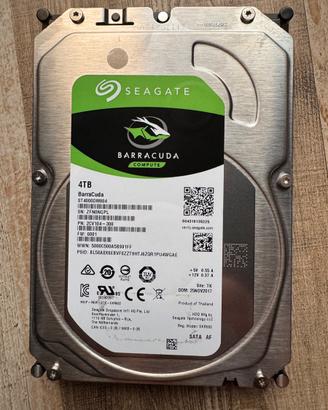Hard disk hdd Seagate da 4TB sata