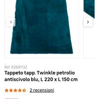 Tappeto verde 220x150 
