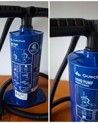 Pompa a mano Decathlon+varie x campeggio