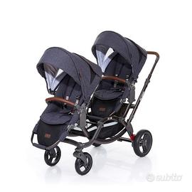 Passeggino trio gemellare/fratellare abc zoom