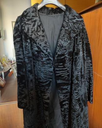 Cappotto Elegante di Astrakan Vintage Anni '70