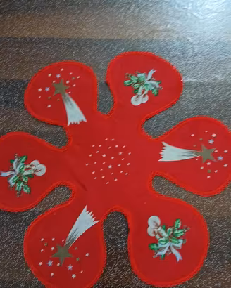 Centrino portapane natalizio fiore